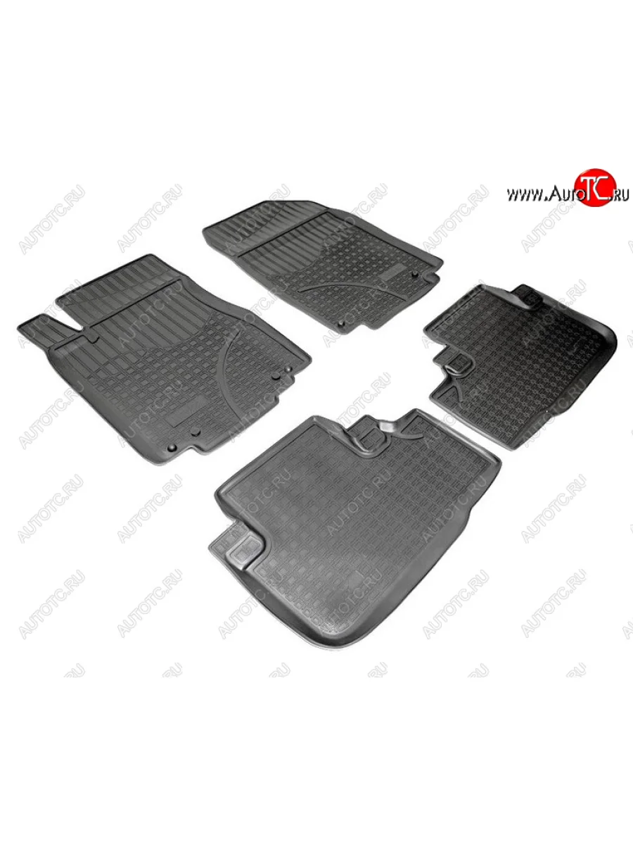 Комплект салонных ковриков Norplast Unidec Honda CR-V RM1,RM3,RM4 дорестайлинг (2012-2015) (Цвет: черный)  с доставкой в г. Керчь