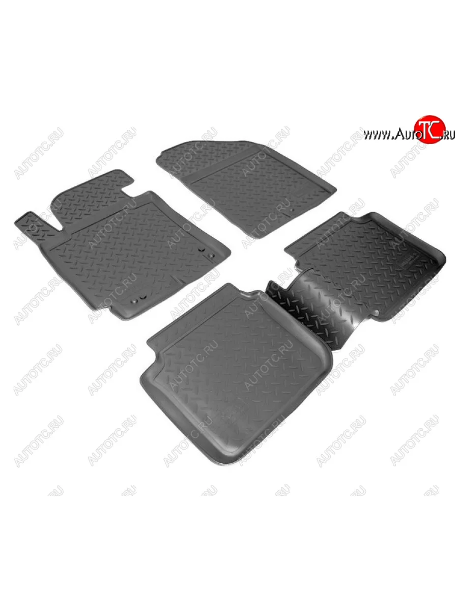 Комплект салонных ковриков Norplast Unidec Hyundai Elantra MD дорестайлинг (2010-2013) (Цвет: черный)  в Керчи Республика Крым