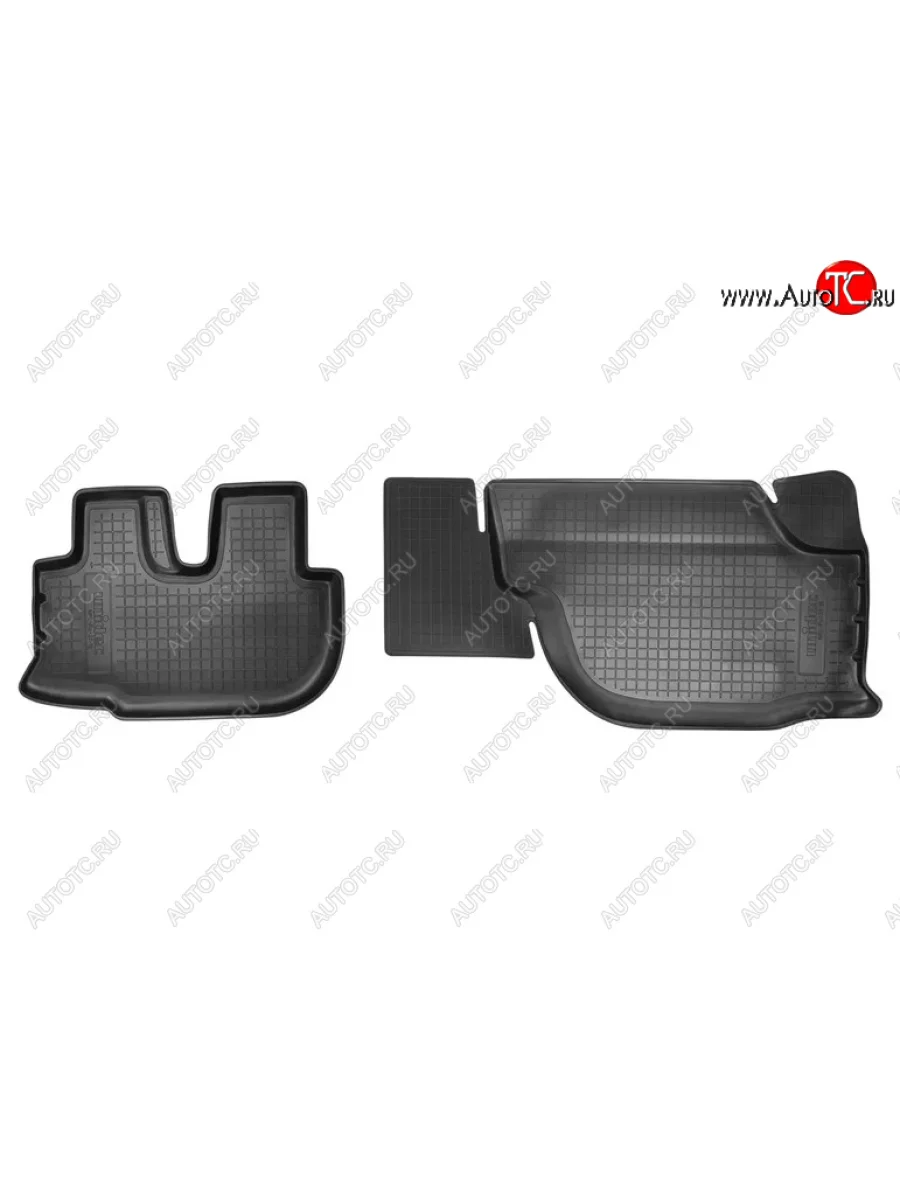 Комплект салонных ковриков Norplast Unidec Hyundai HD-72 (2004-2008) (Цвет: черный)  в Керчи Республика Крым