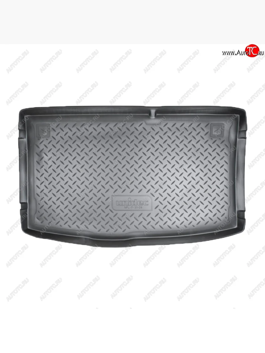 Коврик в багажник Norplast Unidec Hyundai i20 PB хэтчбэк дорестайлинг (2008-2012) (Цвет: черный)  в Самаре Самарской области