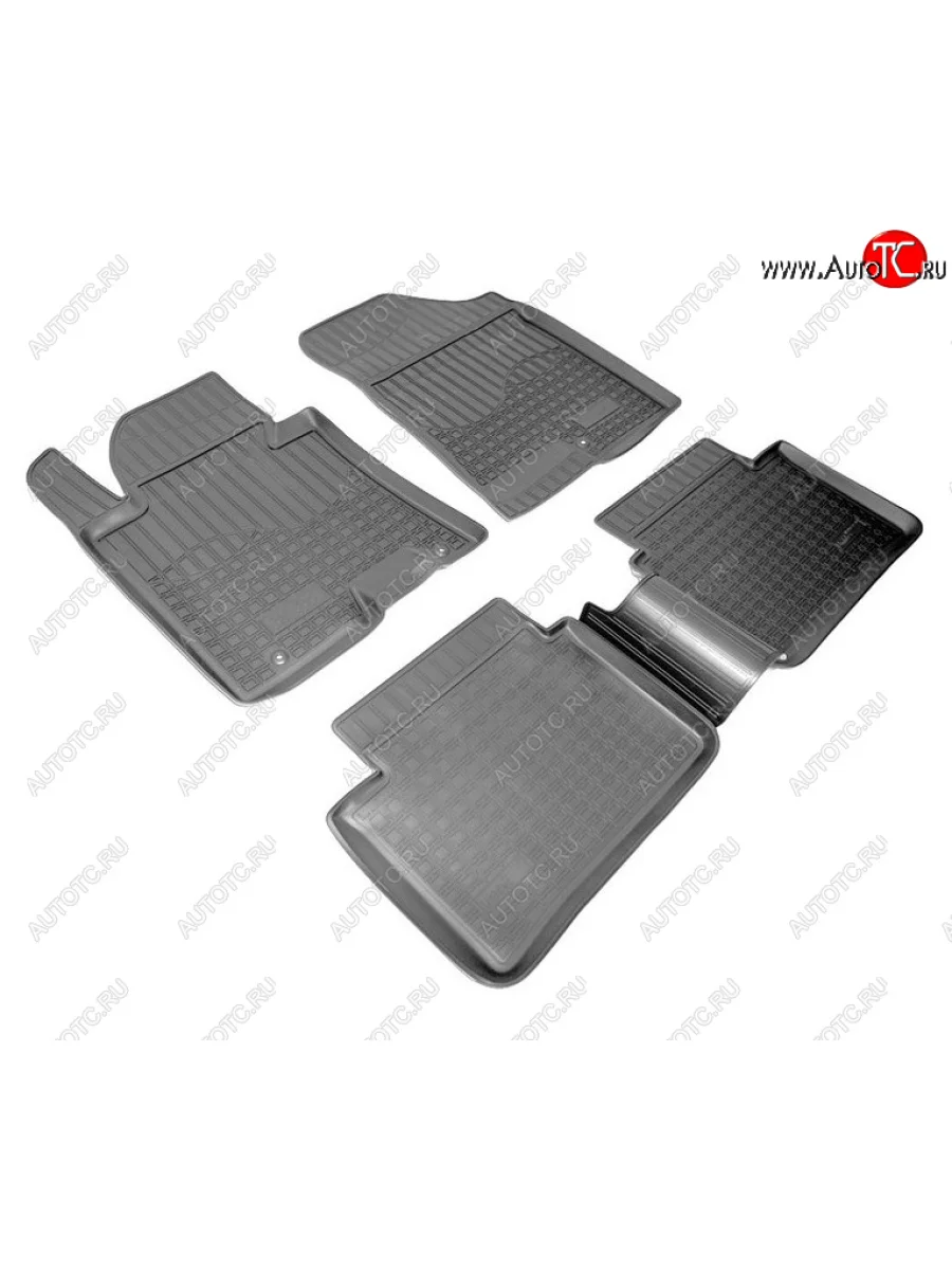 Комплект салонных ковриков Norplast Unidec  Hyundai I30 (2011-2017) 2 GD (Цвет: черный)  в Перми Пермском крае