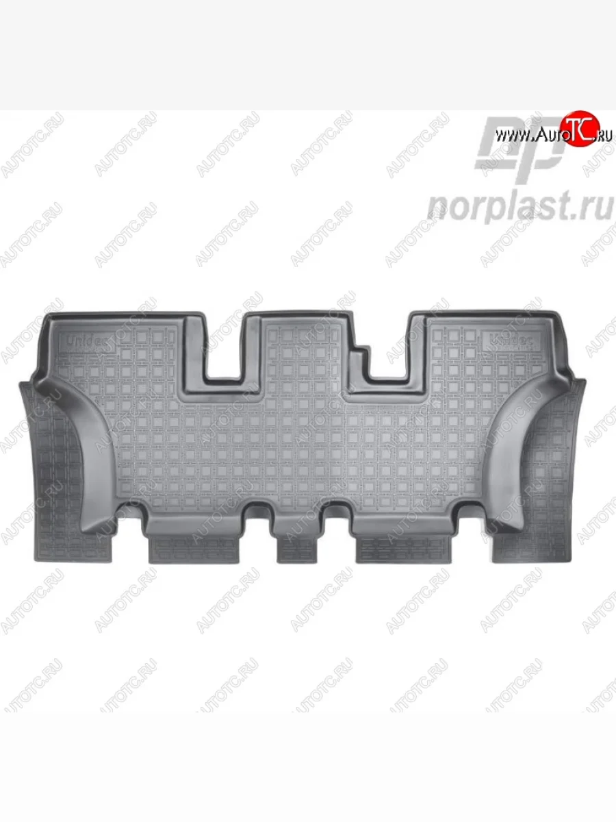 Коврик в салон Norplast Unidec (3 ряд) Hyundai Santa Fe DM дорестайлинг (2012-2016) (Цвет: черный)  в Керчи Республика Крым