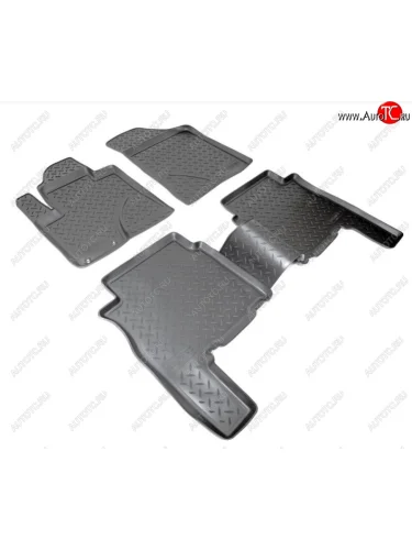 Комплект салонных ковриков Norplast Unidec (Цвет: черный) Hyundai Santa Fe  CM (2009-2012) рестайлинг