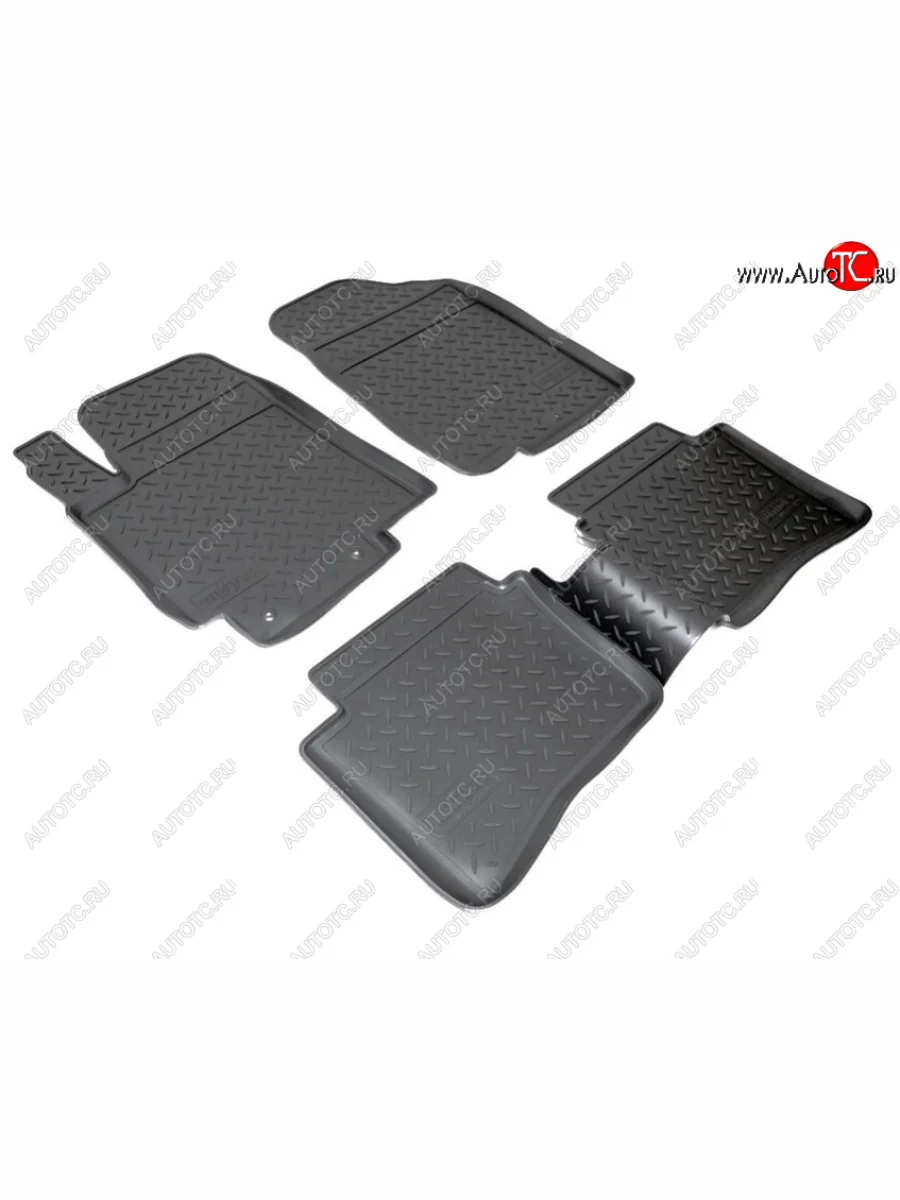 Комплект ковриков в салон Norplast Unidec Hyundai Solaris RBr седан дорестайлинг (2010-2014) (Цвет: черный)  в Керчи Республика Крым