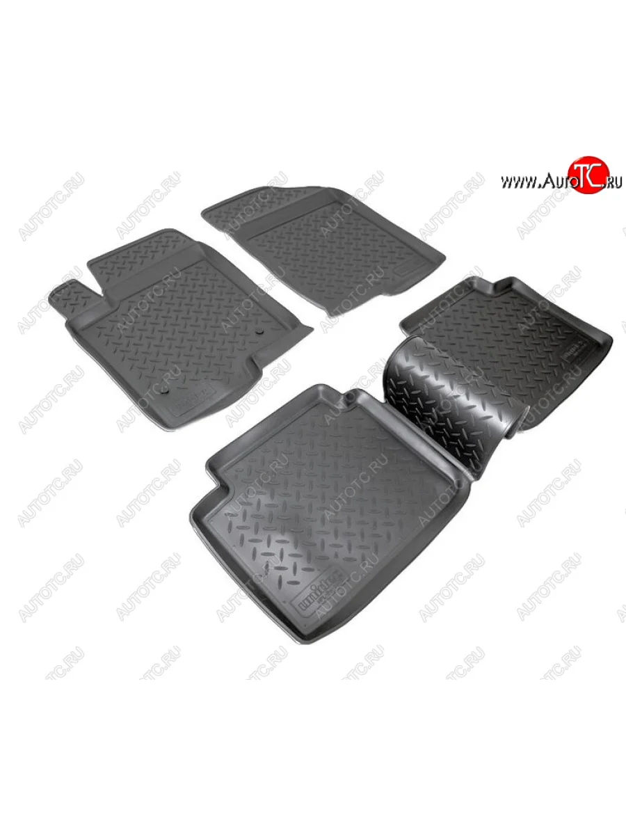 Комплект салонных ковриков Norplast Unidec Hyundai Sonata NF рестайлинг (2007-2010) (Цвет: черный)  в Перми Пермском крае