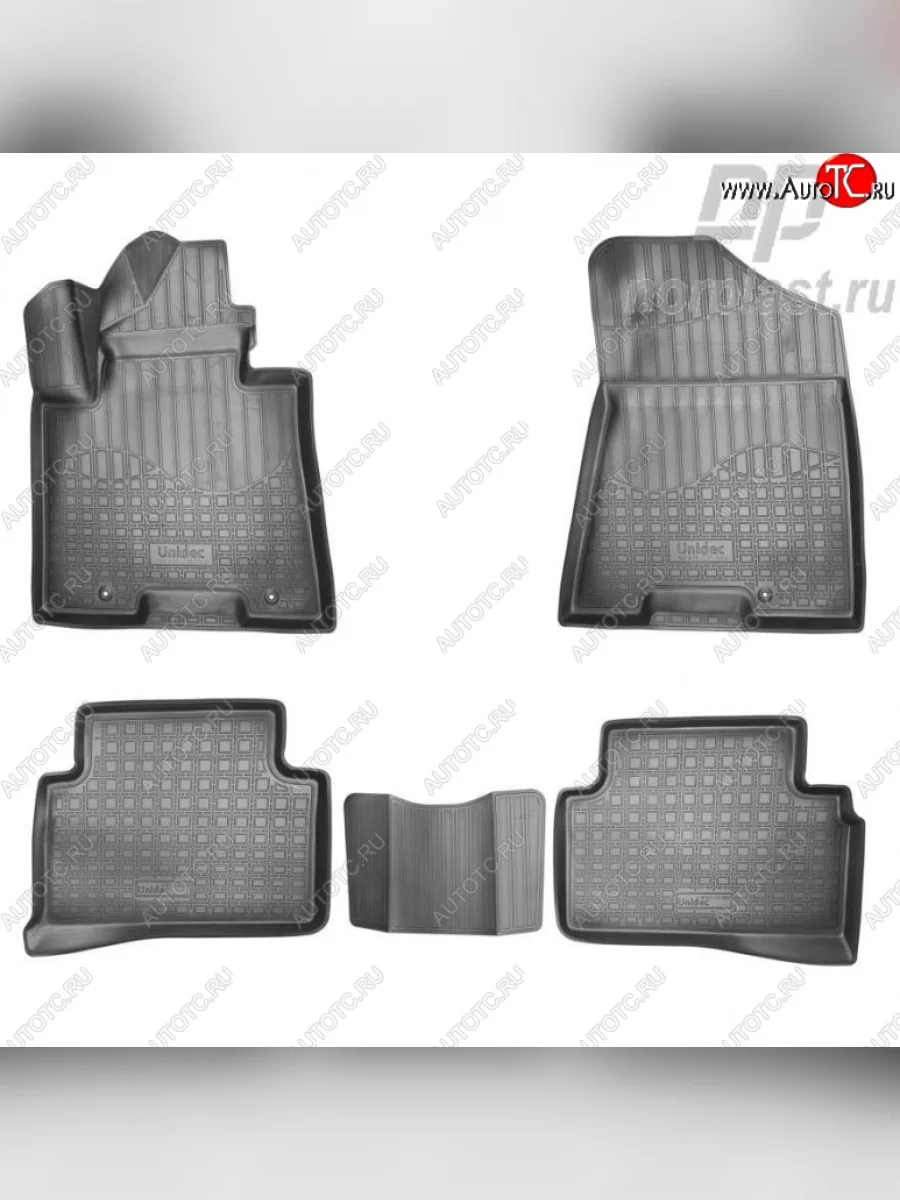 Комплект ковриков в салон Norplast Unidec Hyundai Tucson TL дорестайлинг (2015-2018) (Цвет: черный)  в Керчи Республика Крым