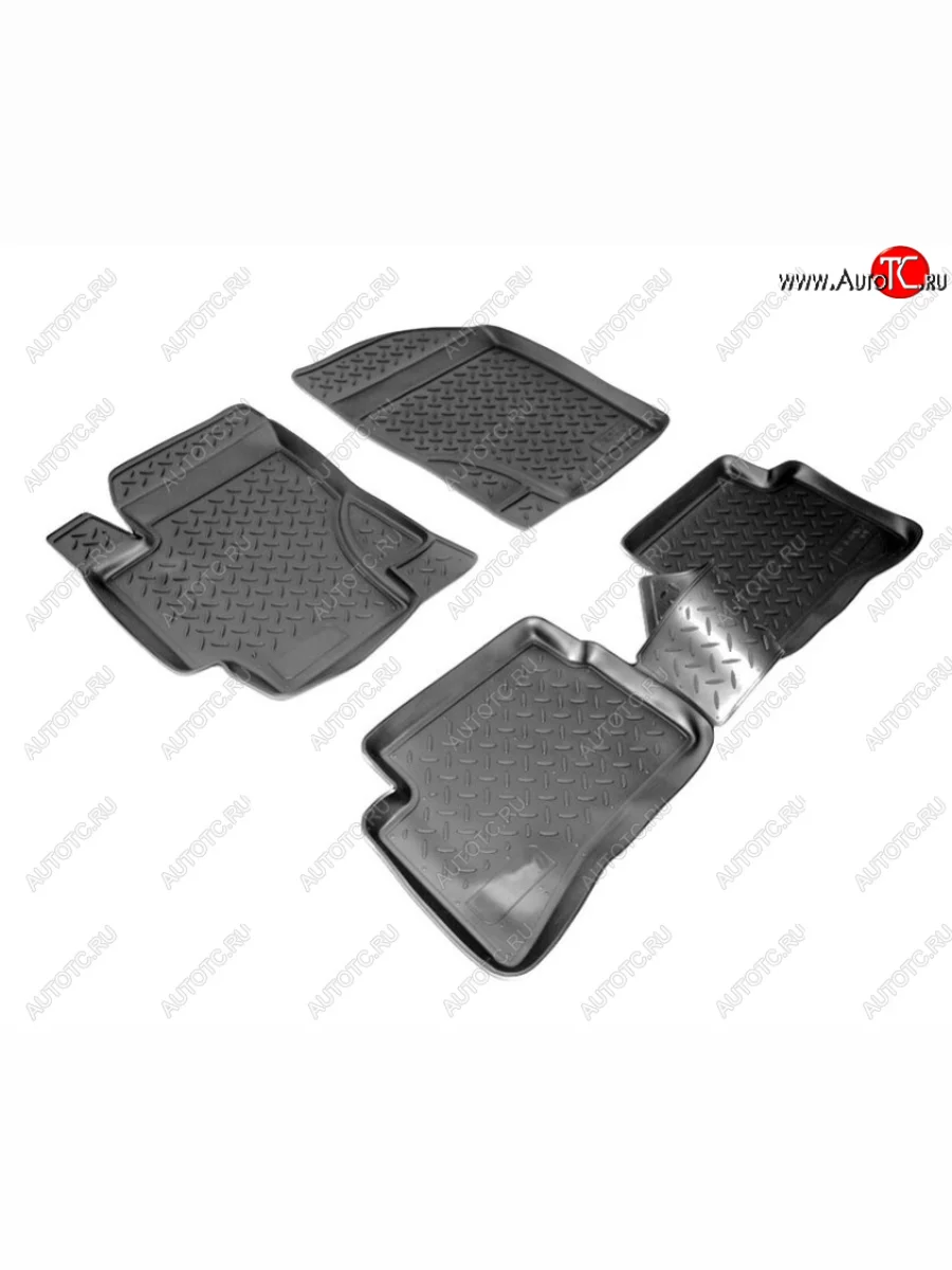 Комплект ковриков в салон Norplast Unidec Hyundai Verna 2 MC седан (2005-2011) (Цвет: черный)  в Самаре Самарской области