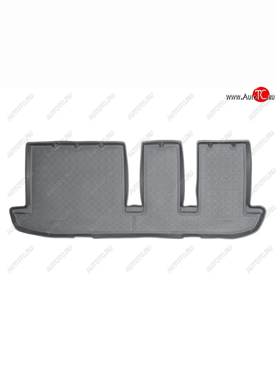 Комплект салонных ковриков Norplast Unidec Unidec (3-ий ряд) INFINITI QX60 L50 рестайлинг (2016-2021) (Цвет: черный)  в Керчи Республика Крым