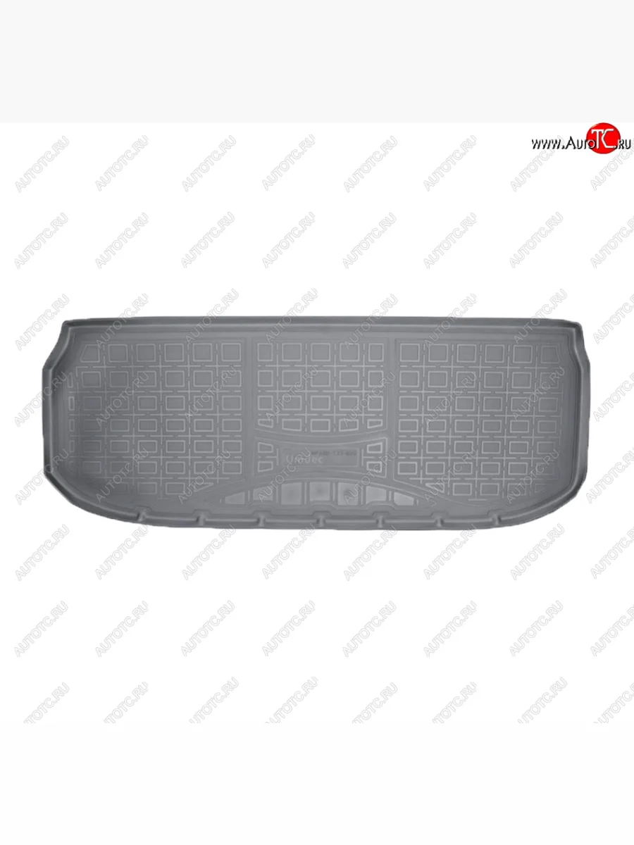 Коврик в багажник Norplast Unidec (с разложенным 3-им рядом) INFINITI QX60 L50 рестайлинг (2016-2021) (Цвет: черный)  в Самаре Самарской области