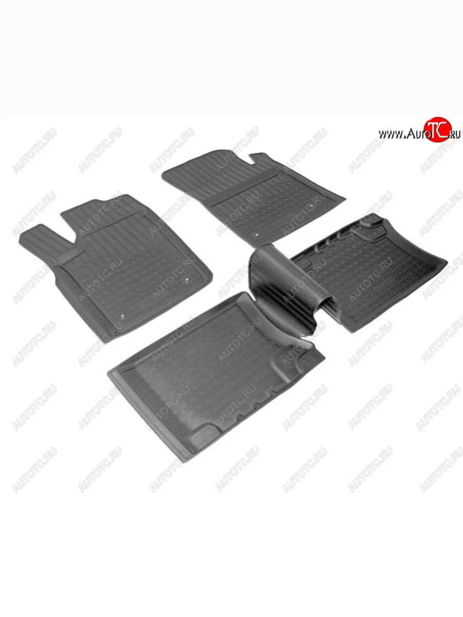 Комплект ковриков в салон Norplast Unidec Jeep Grand Cherokee WK2 2-ой рестайлинг (2017-2022) (Цвет: черный)  в Керчи Республика Крым