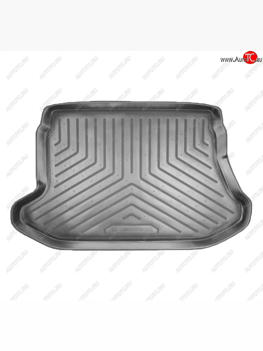 Коврик в багажник Norplast Unidec KIA Cerato 1 LD хэтчбэк (2004-2007) (Цвет: черный)  в Перми Пермском крае