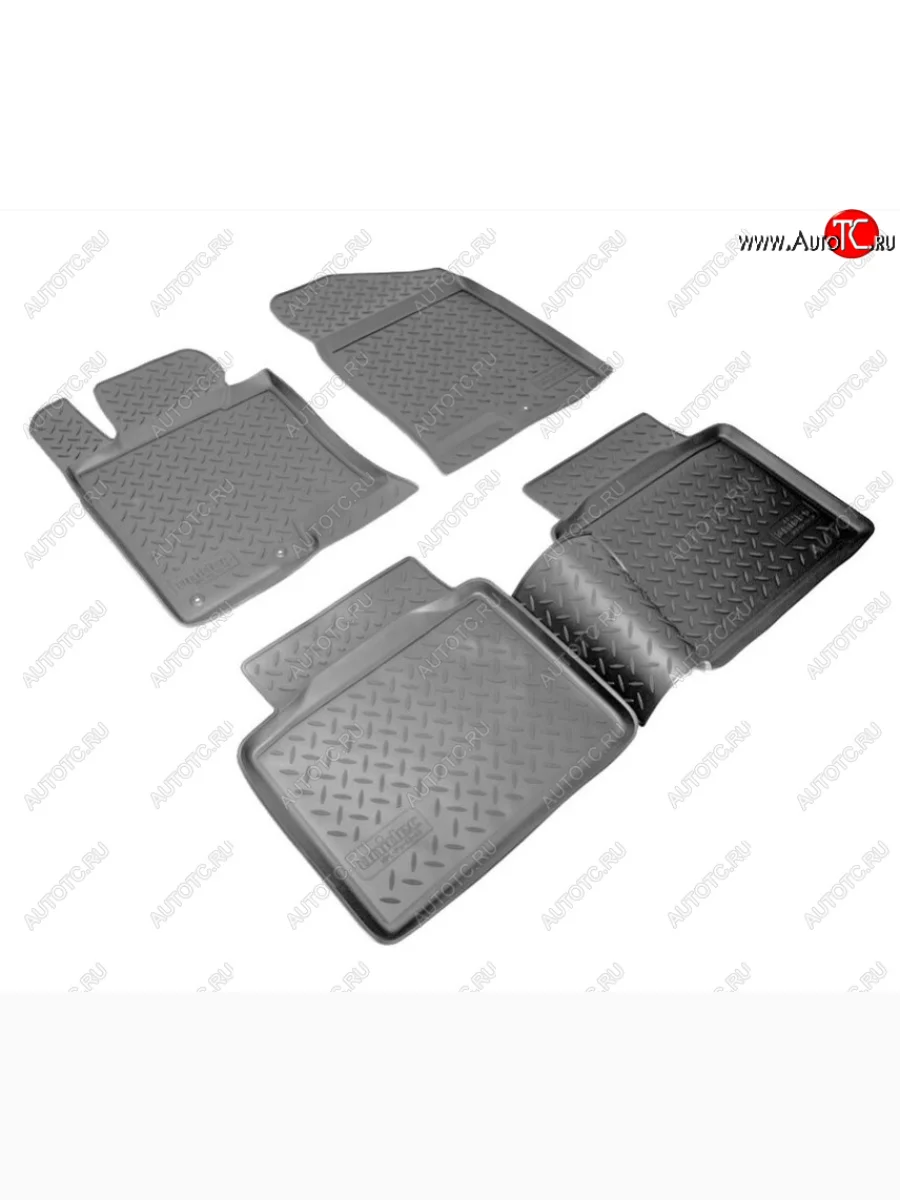 Комплект ковриков в салон Norplast Unidec KIA Optima 3 TF дорестайлинг седан (2010-2013) (Цвет: черный)  с доставкой в г. Пермь