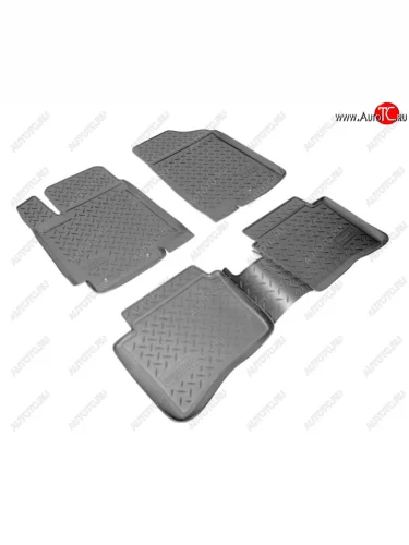 Комплект ковриков в салон Norplast Unidec KIA Rio 3 QB хэтчбек 5 дв. рестайлинг (2015-2017) (Цвет: черный)