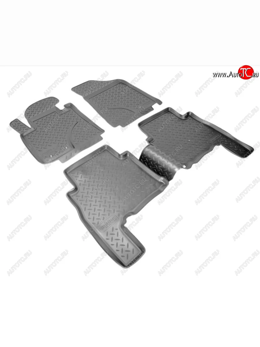 Комплект ковриков в салон Norplast Unidec KIA Sorento XM дорестайлинг (2009-2012) (Цвет: черный)  в Перми Пермском крае