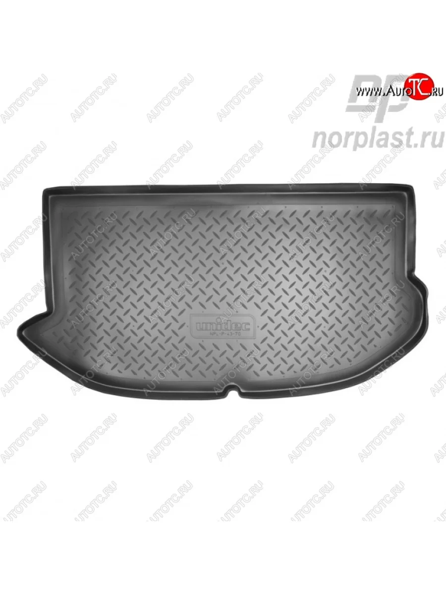 Коврик в багажник Norplast Unidec KIA Soul AM рестайлинг (2011-2014) (Цвет: черный)  с доставкой в г. Керчь
