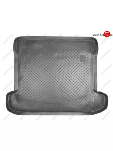 Коврик в багажник Norplast Unidec (Цвет: черный) Mitsubishi Pajero 4 V90 дорестайлинг (2006-2011)