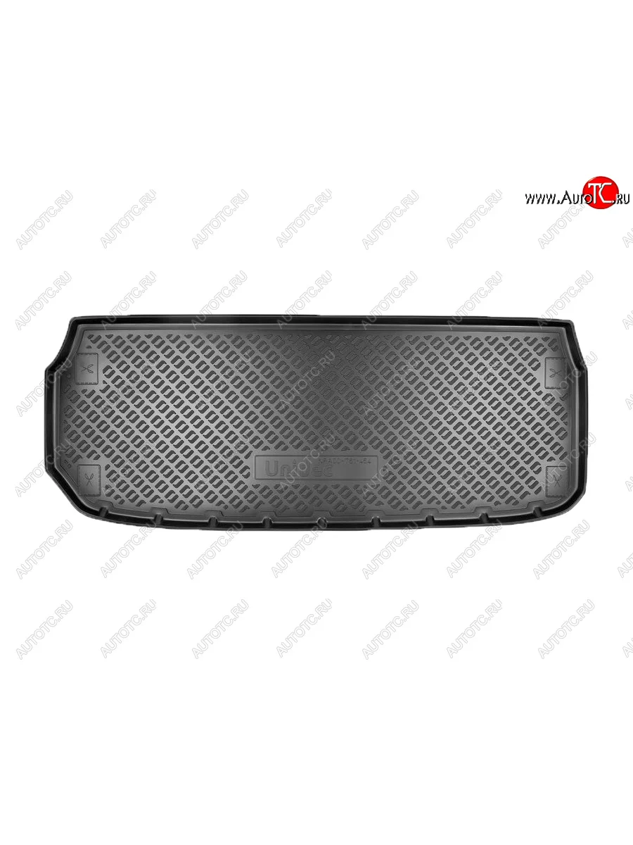 Коврик в багажник Norplast (разложенный 3-ий ряд) Nissan Pathfinder R52 дорестайлинг (2012-2017) (Цвет: черный)  в Самаре Самарской области