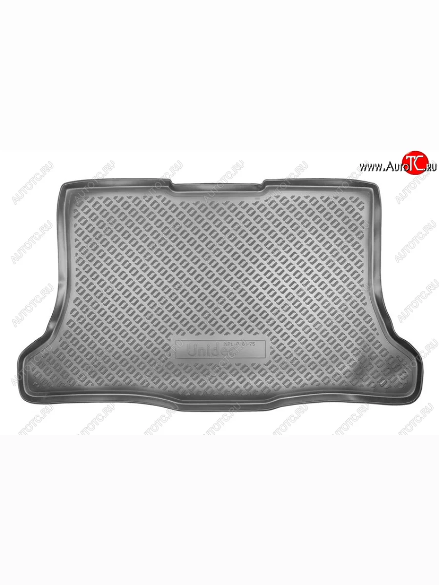 Коврик в багажник Norplast Unidec Nissan Tiida 1 C11 хэтчбэк дорестайлинг, Япония (2004-2007) (Цвет: серый)  в Воронеже Воронежской области