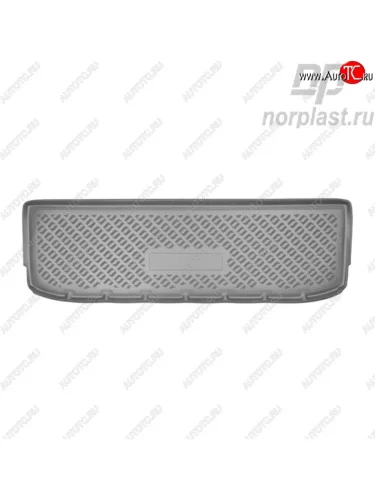 Коврик в багажник Norplast Unidec (7 мест, разложенный 3 ряд ) Opel Zafira С дорестайлинг (2011-2016) (Цвет: черный)