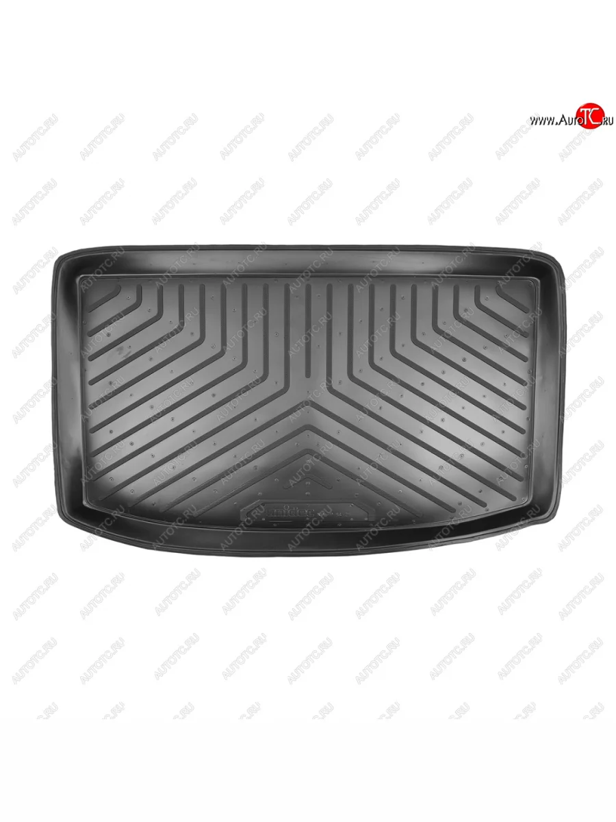 Коврик багажника Norplast Unidec Peugeot 206 хэтчбэк 5 дв. 2AC рестайлинг (2003-2009) (Чёрный)  в Перми Пермском крае