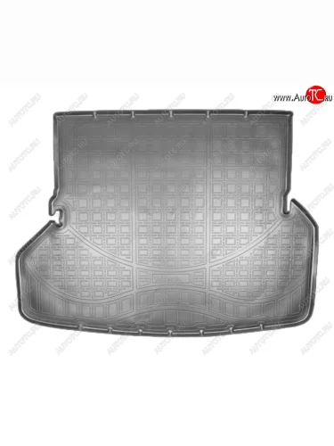 Коврик в багажник Norplast Unidec (7 мест) (Цвет: черный) Toyota Highlander XU40 рестайлинг (2010-2013)