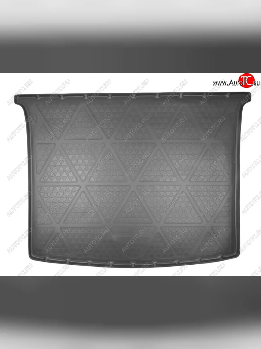 Коврик в багажник Norplast Unidec (2 задн.сдвижные двери, подъемная.зад.дверь) Volkswagen Caddy 2K дорестайлинг (2003-2010) (Цвет: черный)  в Керчи Республика Крым