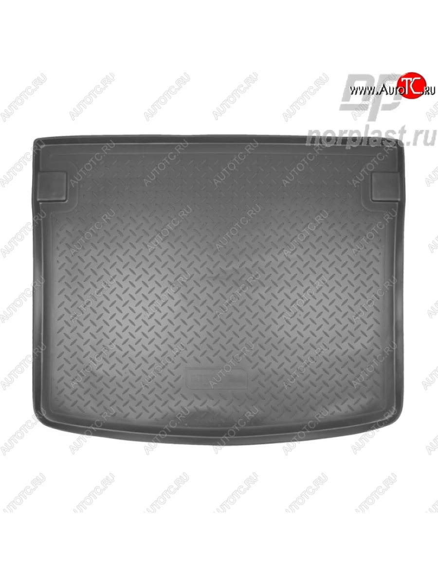 Коврик в багажник Norplast Unidec (правая сдвижная дверь, подъемная задняя) Volkswagen Caddy 2K дорестайлинг (2003-2010) (Цвет: черный)  в Воронеже Воронежской области