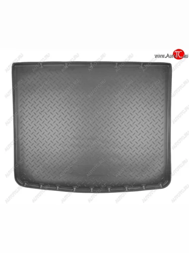 Коврик в багажник Norplast Unidec (2-х зонный климат контроль) (Цвет: черный) Volkswagen Touareg 2 NF дорестайлинг (2010-2014)