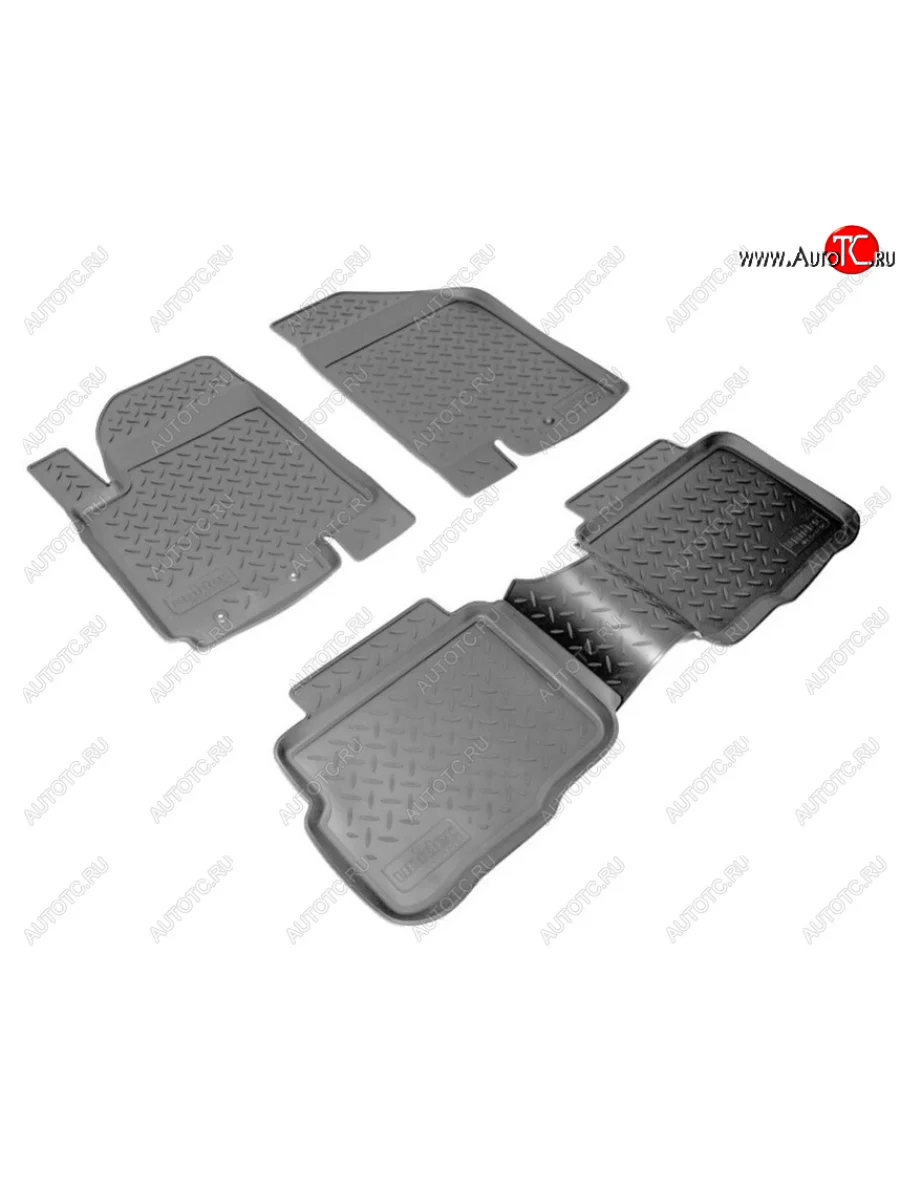 Комплект ковриков в салон Norplast KIA Soul AM дорестайлинг (2008-2011) (Цвет: черный)  в Перми Пермском крае