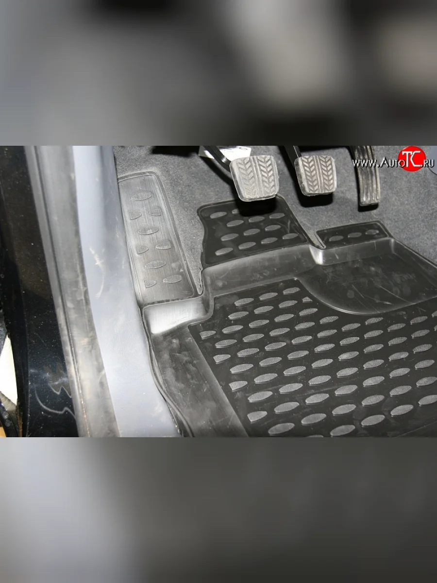 Коврики в салон Element 4 шт. (полиуретан) Ford Ranger DoubleCab дорестайлинг (2011-2016)  с доставкой в г. Керчь