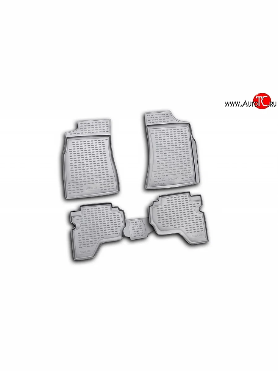 Коврики в салон Element 4 шт. (полиуретан) Great Wall Deer G3 (1998-2010)  в Керчи Республика Крым