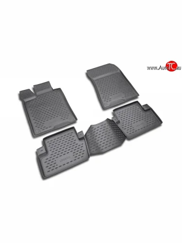 Коврики в салон Element 4 шт. (полиуретан) Honda Legend  4 KB1 (2004-2012) дорестайлинг, рестайлинг