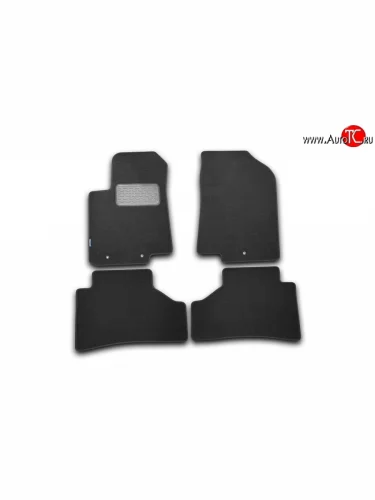 Коврики в салон Element 4 шт. (текстиль) хетчбек Hyundai Solaris RBr седан дорестайлинг (2010-2014)