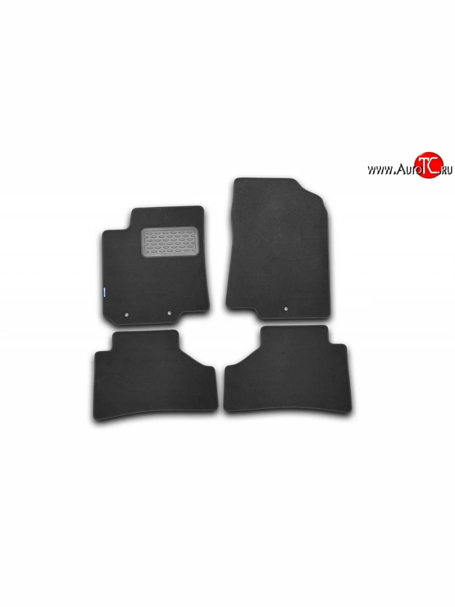 Коврики в салон Element 4 шт. (текстиль)  KIA Rio (2011-2015) 3 QB  в Самаре Самарской области