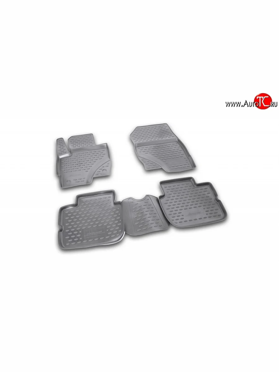 Коврики в салон Element 4 шт. (полиуретан) (3D) Mitsubishi Colt Z20, Z30 хэтчбэк 3 дв. дорестайлинг (2002-2009)  с доставкой в г. Керчь