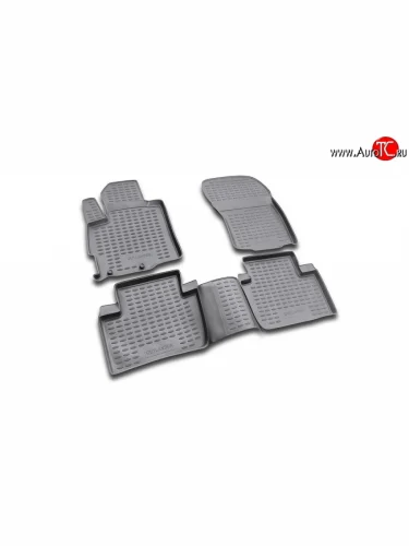 Коврики в салон Element 4 шт. (полиуретан) Mitsubishi Outlander  XL (2005-2009) (CW)  дорестайлинг