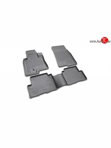 Коврики в салон Element 4 шт. (полиуретан) (5D) Mitsubishi Pajero  3 V70 (1999-2003) дорестайлинг