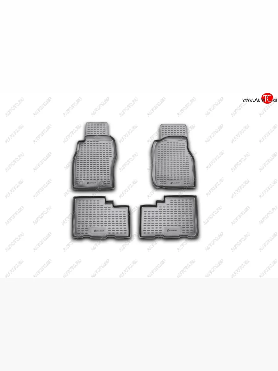 Коврики в салон Element 4 шт. (полиуретан)  Nissan Patrol (1997-2004) 5  в Перми Пермском крае