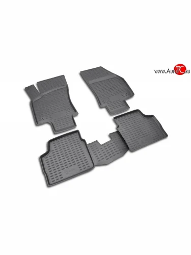 Коврики в салон Element 4 шт. (полиуретан) Opel Astra H седан дорестайлинг (2004-2007)