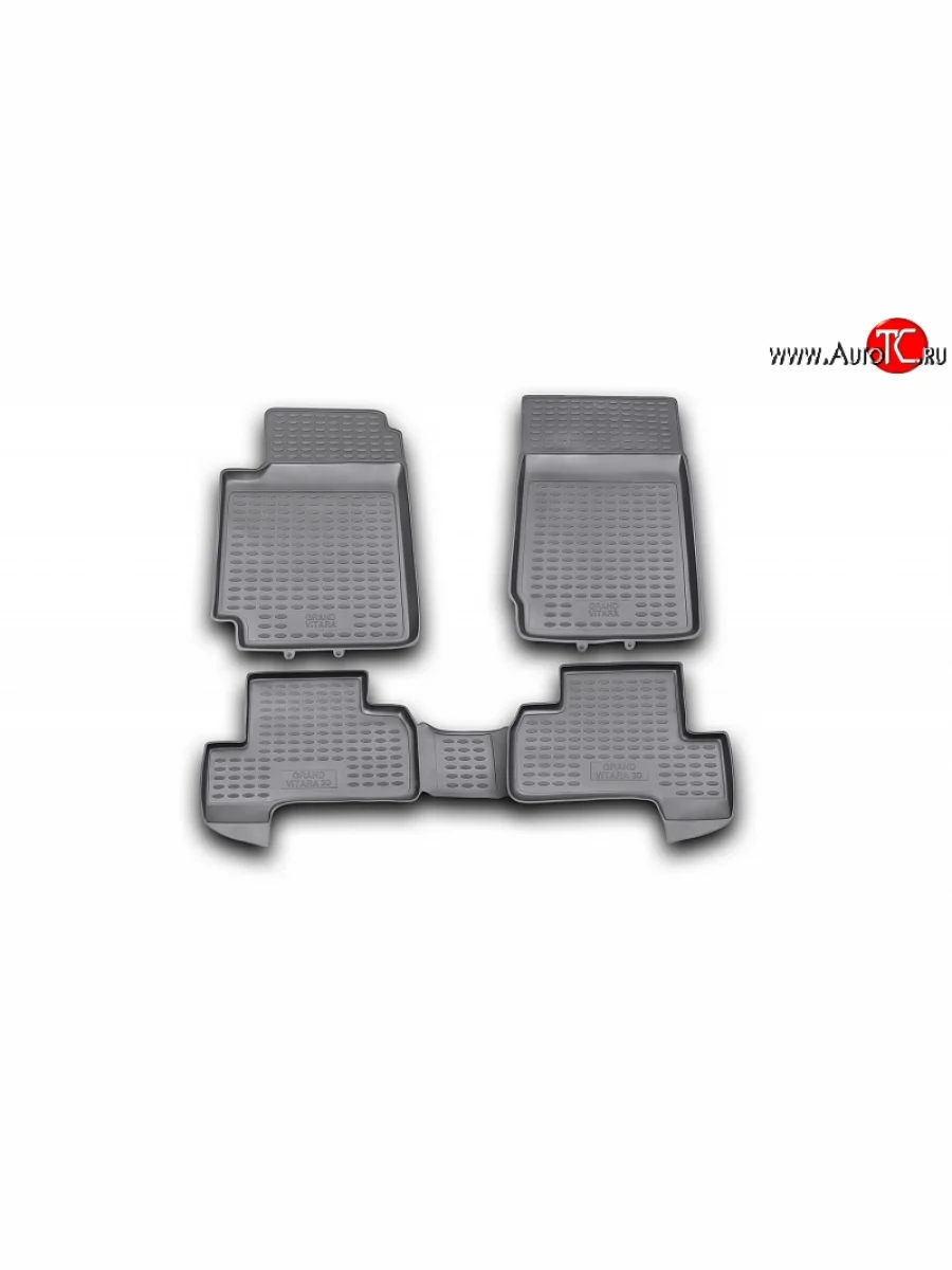 Коврики в салон Element 4 шт. (полиуретан)  Suzuki Grand Vitara (2005-2008) JT 3 двери  в Самаре Самарской области