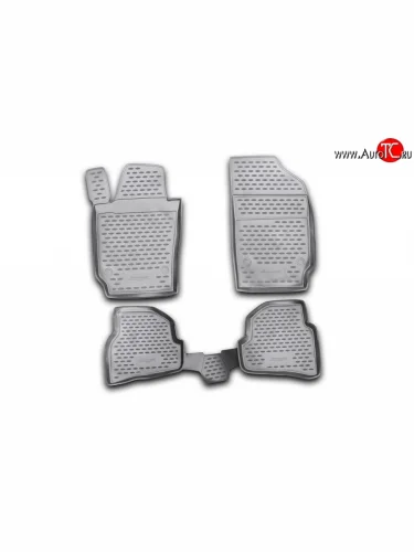 Коврики в салон Element 4 шт. (полиуретан) (хетчбек) Volkswagen Polo Mk5 6R,6C,61 хэтчбек 5 дв. дорестайлинг (2009-2015)