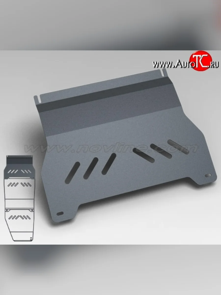 Защита картера двигателя Novline (3.2/3.8, АКПП, 3 мм) Mitsubishi Pajero 4 V80 3 дв. 1-ый рестайлинг (2011-2014)  в Керчи Республика Крым