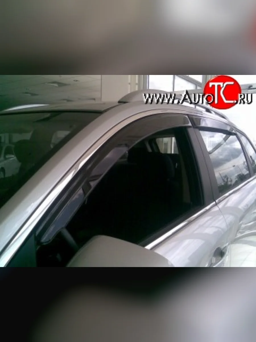 Дефлекторы окон (ветровики) Novline 4 шт Chevrolet Captiva  дорестайлинг (2006-2011)  в Воронеже Воронежской области