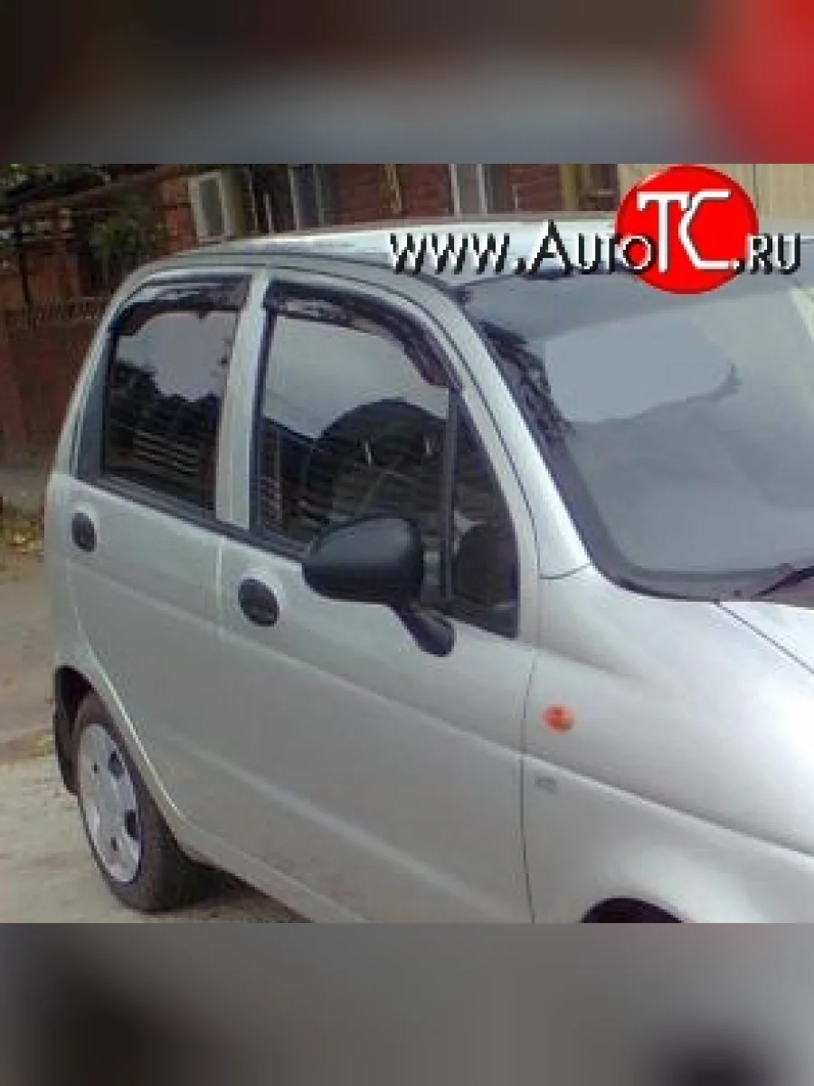 Дефлекторы окон (ветровики) Novline 4 шт Daewoo Matiz M100 дорестайлинг (1998-2000)  в Керчи Республика Крым
