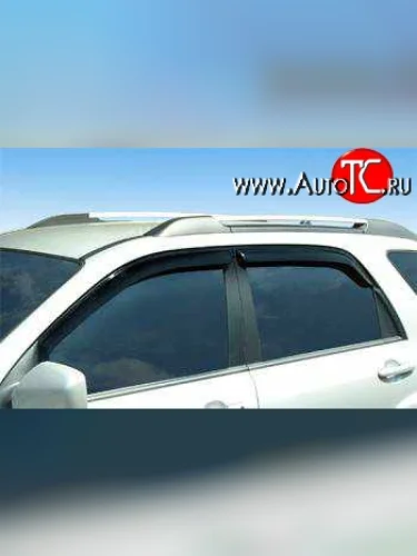 Дефлекторы окон (ветровики) Novline 4 шт Hyundai Santa Fe  SM (2000-2012)