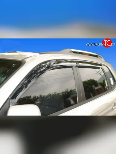 Дефлекторы окон (ветровики) Novline 4 шт Hyundai Trajet (1999-2008)