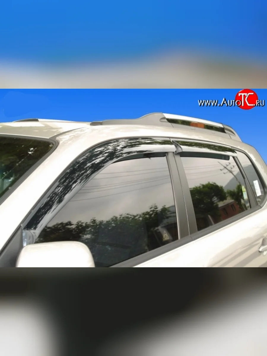Дефлекторы окон (ветровики) Novline 4 шт Hyundai Trajet (1999-2008)  в Самаре Самарской области