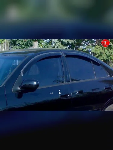 Дефлекторы окон (ветровики) Novline 4 шт Nissan Almera Classic  B10 (2006-2013) седан
