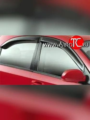 Дефлекторы окон (ветровики) Novline 4 шт Renault Fluence (2010-2012) дорестайлинг