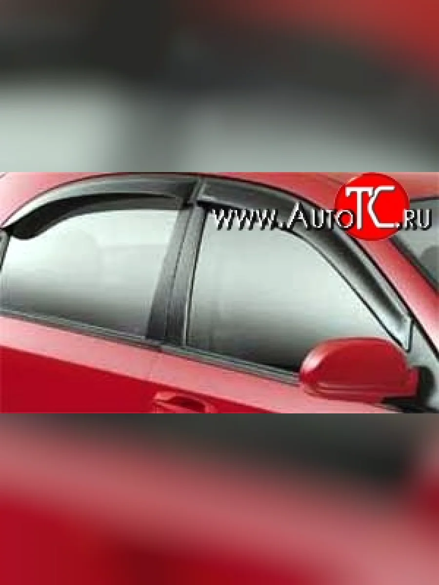 Дефлекторы окон (ветровики) Novline 4 шт Renault Fluence дорестайлинг (2010-2012)  в Самаре Самарской области